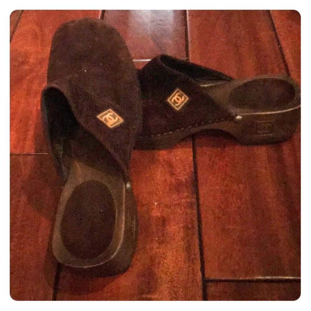 Chanel slip on shoes